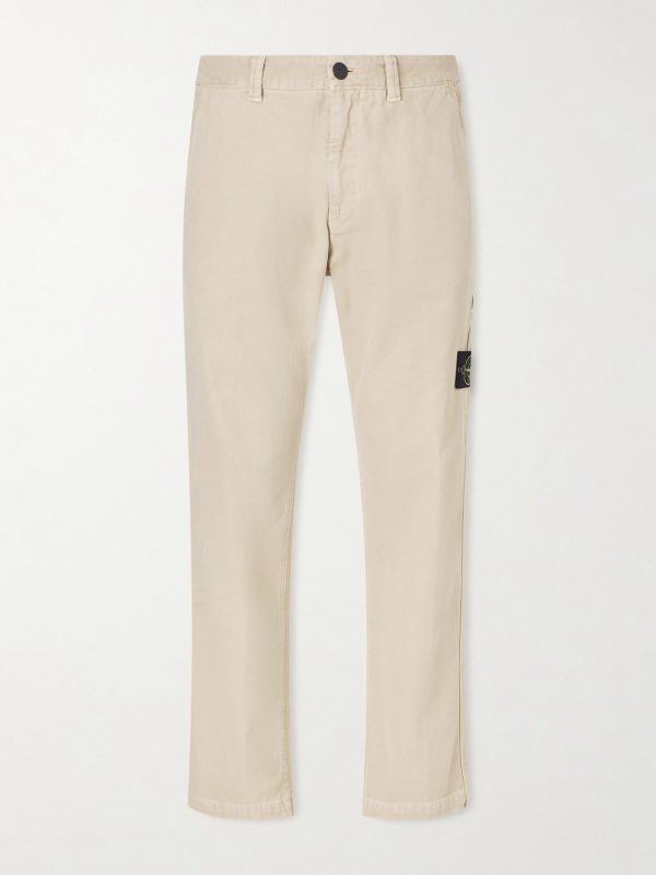 Straight-Leg Organic Panama Cotton Trousers
