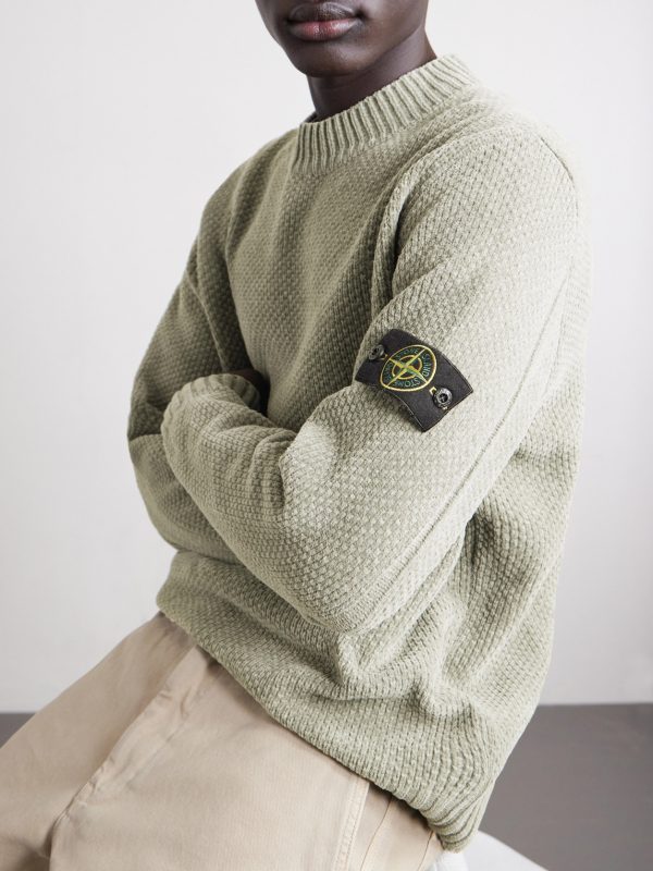 Cotton-Chenille Mock-Neck Sweater - CU Cotton-Chenille Mock-Neck Sweater - CU