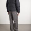 Quilted Crinkled Recycled-Nylon Down Jacket - BK