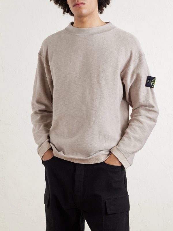 Organic Cotton and Nylon-Blend Sweater - FR Organic Cotton and Nylon-Blend Sweater - FR