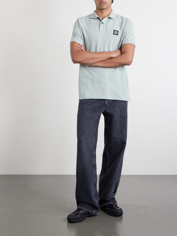 Stretch Cotton-Blend Piqué Polo Shirt - OU Stretch Cotton-Blend Piqué Polo Shirt - OU