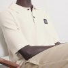 Waffle-Knit Organic Cotton Polo Shirt - CU Waffle-Knit Organic Cotton Polo Shirt - CU