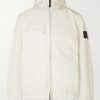 Organic Cotton-Blend Twill Hooded Jacket