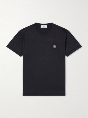 Logo-Appliquéd Garment-Dyed Cotton-Jersey T-Shirt Logo-Appliquéd Garment-Dyed Cotton-Jersey T-Shirt