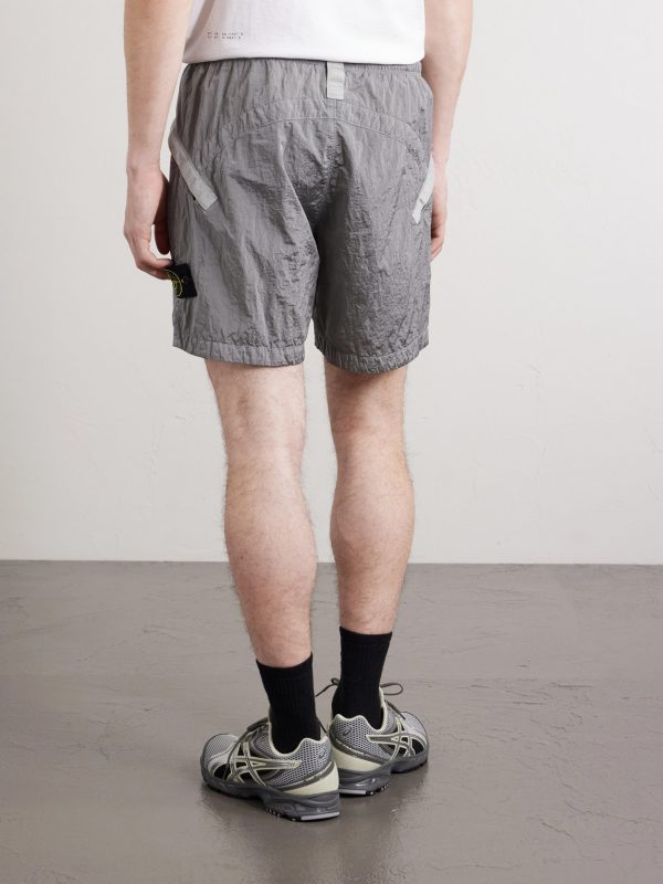 Straight-Leg Nylon Metal ECONYL® Shorts - BK Straight-Leg Nylon Metal ECONYL® Shorts - BK