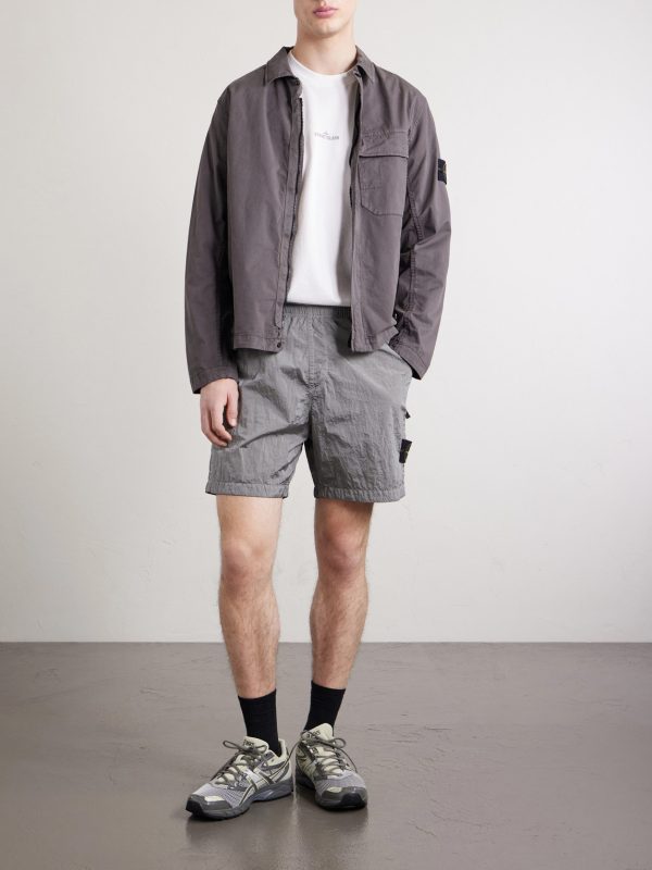 Straight-Leg Nylon Metal ECONYL® Shorts - OU Straight-Leg Nylon Metal ECONYL® Shorts - OU