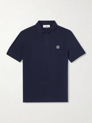 Stretch Cotton-Blend Piqué Polo Shirt