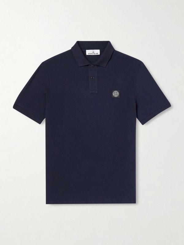 Stretch Cotton-Blend Piqué Polo Shirt Stretch Cotton-Blend Piqué Polo Shirt