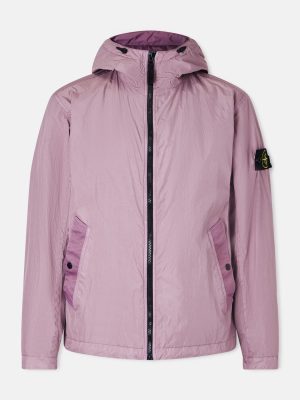 Garment-Dyed Crinkled Recycled-Nylon Parka Garment-Dyed Crinkled Recycled-Nylon Parka