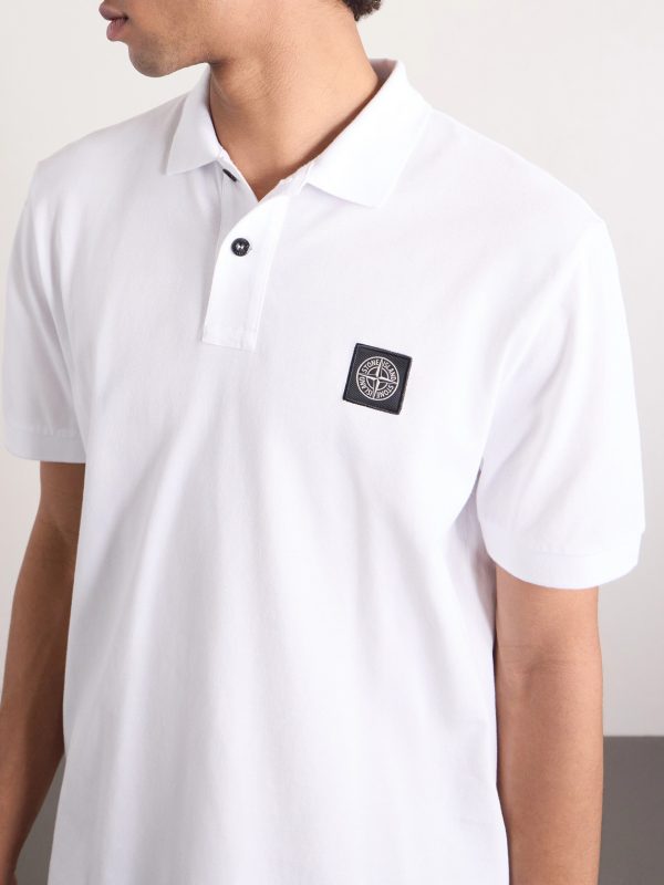 Stretch Cotton-Blend Piqué Polo Shirt - CU Stretch Cotton-Blend Piqué Polo Shirt - CU