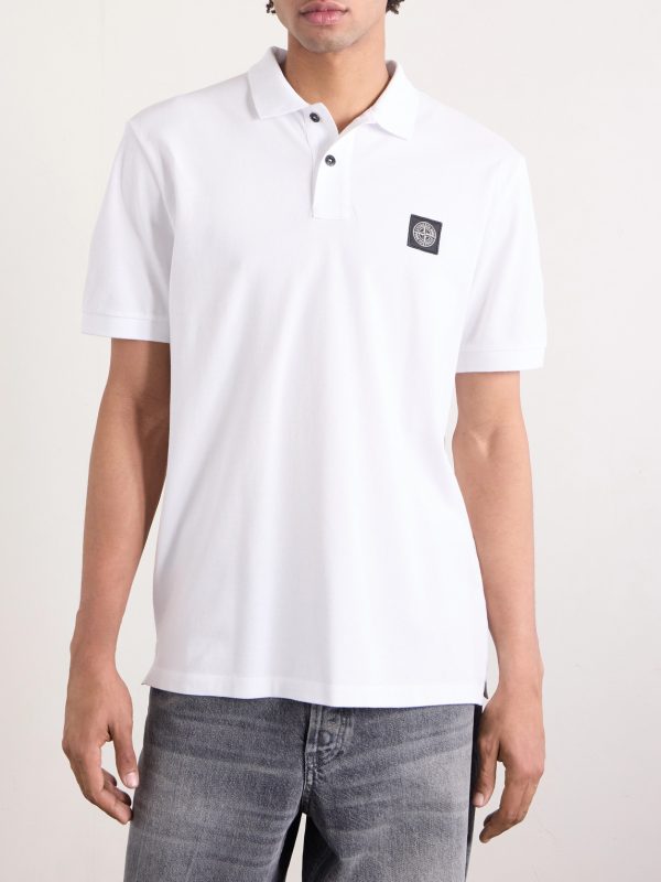 Stretch Cotton-Blend Piqué Polo Shirt - FR Stretch Cotton-Blend Piqué Polo Shirt - FR