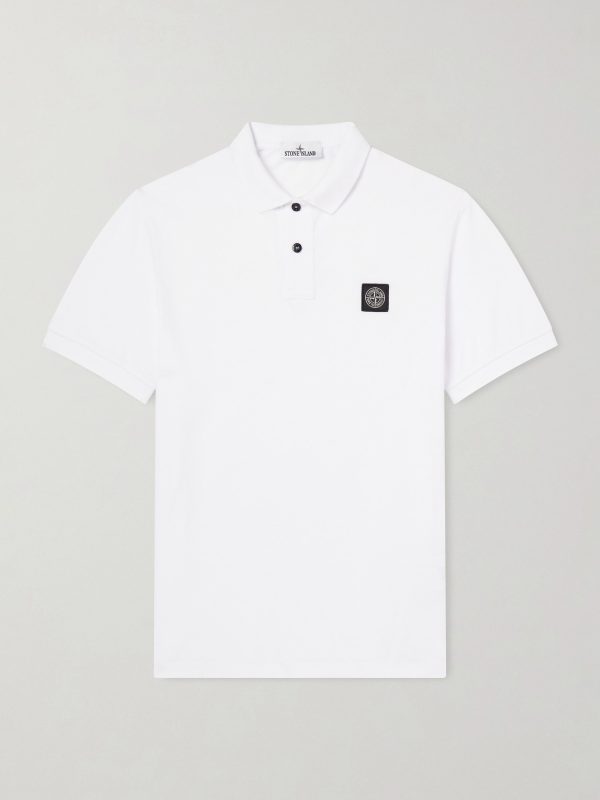 Stretch Cotton-Blend Piqué Polo Shirt Stretch Cotton-Blend Piqué Polo Shirt