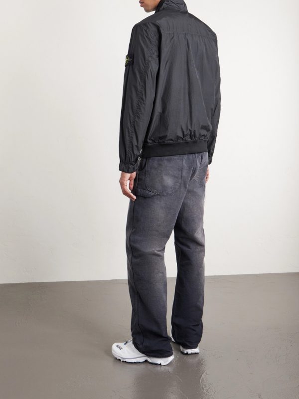 Crinkled Recycled-Nylon Jacket - BK Crinkled Recycled-Nylon Jacket - BK