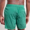 Straight-Leg Mid-Length ECONYL® Nylon Metal Swim Shorts - BK Straight-Leg Mid-Length ECONYL® Nylon Metal Swim Shorts - BK