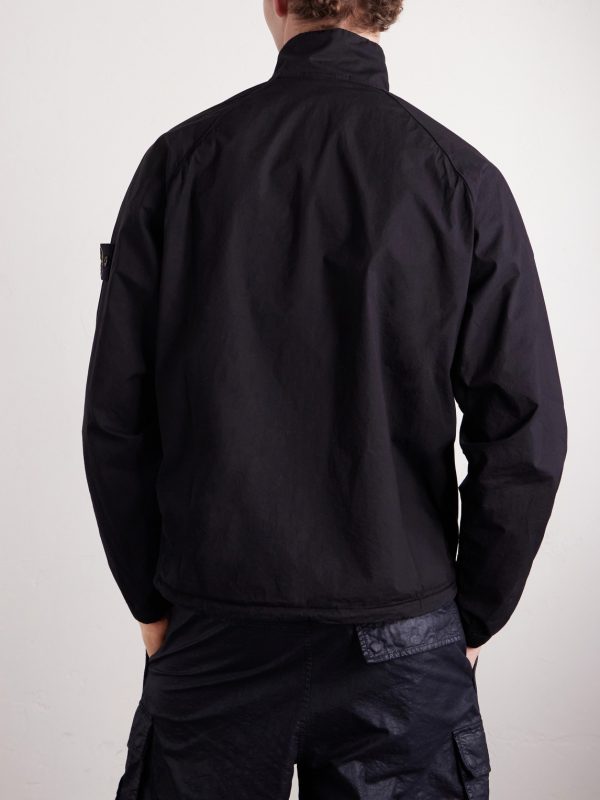 Garment-Dyed Cotton-Blend Tela Paracadute Jacket - BK Garment-Dyed Cotton-Blend Tela Paracadute Jacket - BK