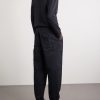 Malfilé Cotton-Blend Fleece Twill Trousers - BK Malfilé Cotton-Blend Fleece Twill Trousers - BK