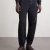 Malfilé Cotton-Blend Fleece Twill Trousers - FR Malfilé Cotton-Blend Fleece Twill Trousers - FR