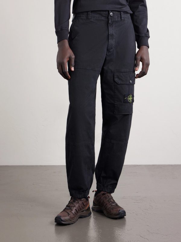 Malfilé Cotton-Blend Fleece Twill Trousers - FR Malfilé Cotton-Blend Fleece Twill Trousers - FR