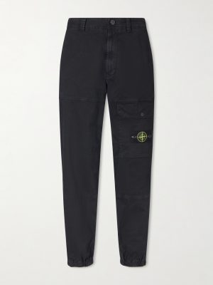 Malfilé Cotton-Blend Fleece Twill Trousers