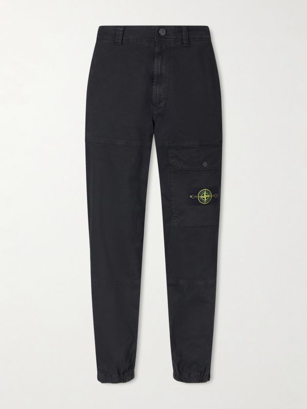 Malfilé Cotton-Blend Fleece Twill Trousers Malfilé Cotton-Blend Fleece Twill Trousers