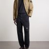 Malfilé Cotton-Blend Fleece Twill Trousers - OU Malfilé Cotton-Blend Fleece Twill Trousers - OU