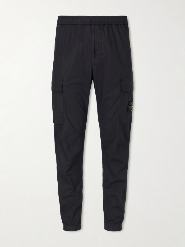 Tapered Stretch-Cotton Shell Cargo Trousers Tapered Stretch-Cotton Shell Cargo Trousers