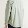 Button-Down Collar Logo-Embroidered Organic Cotton-Tela Shirt - BK Button-Down Collar Logo-Embroidered Organic Cotton-Tela Shirt - BK