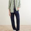 Button-Down Collar Logo-Embroidered Organic Cotton-Tela Shirt - OU Button-Down Collar Logo-Embroidered Organic Cotton-Tela Shirt - OU