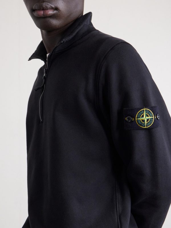 Organic Cotton Fleece Half-Zip Sweatshirt - CU Organic Cotton Fleece Half-Zip Sweatshirt - CU