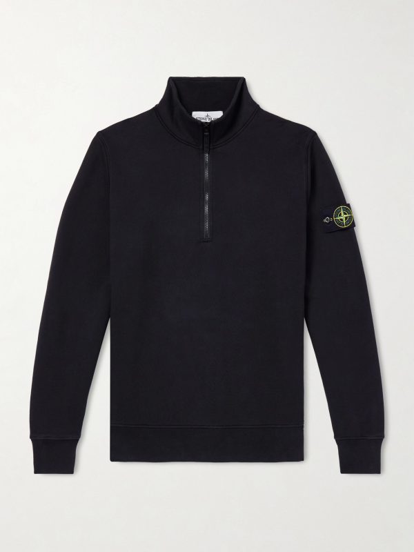 Organic Cotton Fleece Half-Zip Sweatshirt Organic Cotton Fleece Half-Zip Sweatshirt