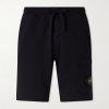 Straight-Leg Garment-Dyed Cotton-Fleece Drawstring Shorts Straight-Leg Garment-Dyed Cotton-Fleece Drawstring Shorts