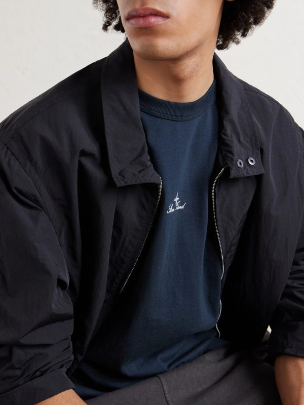 Logo-Embroidered Cotton-Jersey T-Shirt - CU
