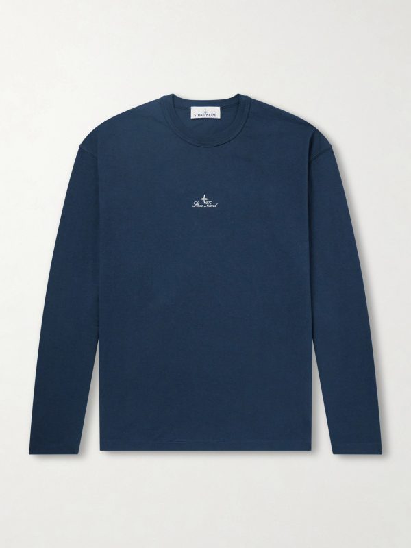 Logo-Embroidered Cotton-Jersey T-Shirt