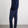 Straight-Leg Organic Panama Cotton Trousers - BK