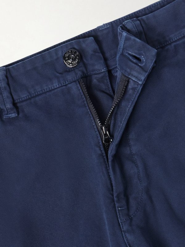 Straight-Leg Organic Panama Cotton Trousers - E1