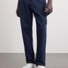 Straight-Leg Organic Panama Cotton Trousers - FR