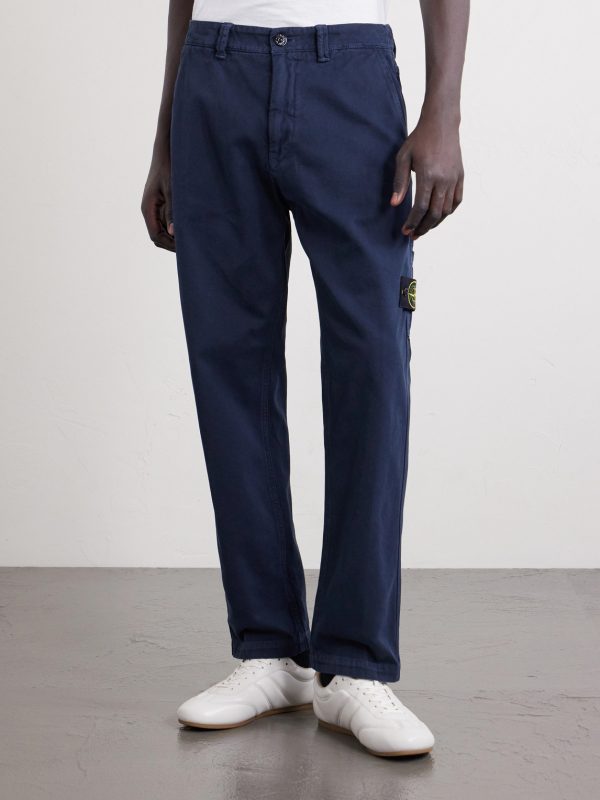 Straight-Leg Organic Panama Cotton Trousers - FR
