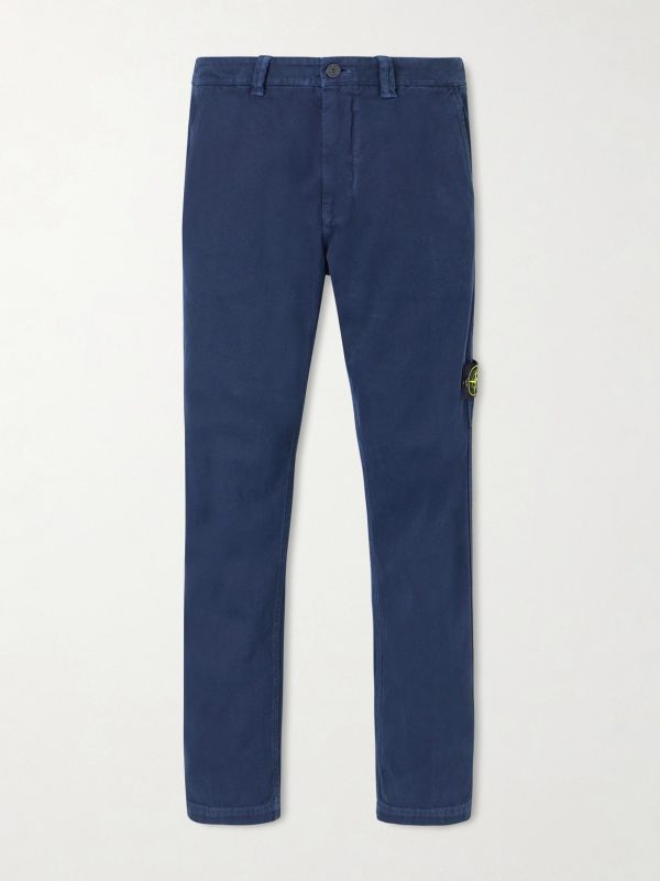 Straight-Leg Organic Panama Cotton Trousers