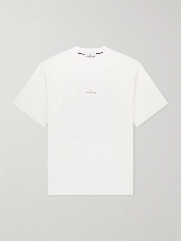 Logo-Print Organic Cotton-Jersey T-Shirt Logo-Print Organic Cotton-Jersey T-Shirt