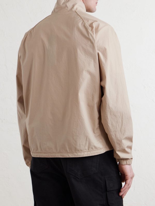Garment-Dyed Stretch-Cotton Tela Paracadute Jacket - BK