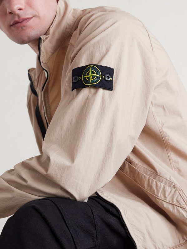 Garment-Dyed Stretch-Cotton Tela Paracadute Jacket - CU