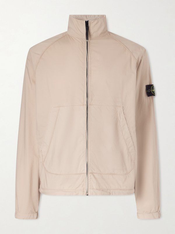 Garment-Dyed Stretch-Cotton Tela Paracadute Jacket