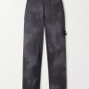 Tapered Reflective Nylon Trousers