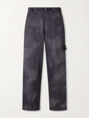 Tapered Reflective Nylon Trousers