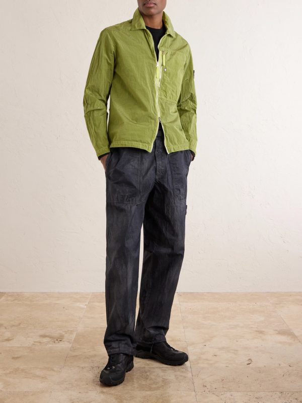 Tapered Reflective Nylon Trousers - OU