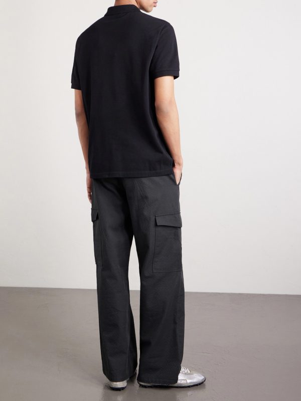 Stretch Cotton-Blend Piqué Polo Shirt - BK Stretch Cotton-Blend Piqué Polo Shirt - BK