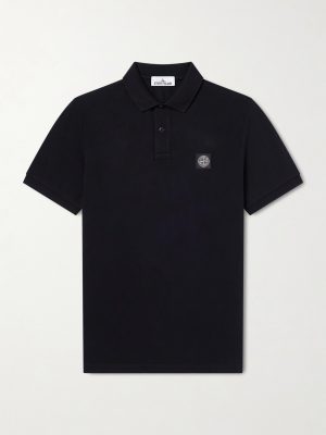 Stretch Cotton-Blend Piqué Polo Shirt