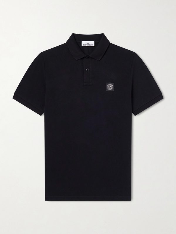Stretch Cotton-Blend Piqué Polo Shirt Stretch Cotton-Blend Piqué Polo Shirt