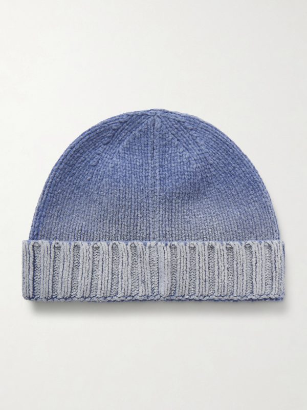 Dégradé Cotton-Chenille Beanie - BK Dégradé Cotton-Chenille Beanie - BK