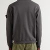 Malfilé Cotton Fleece Zip-Up Sweatshirt - BK